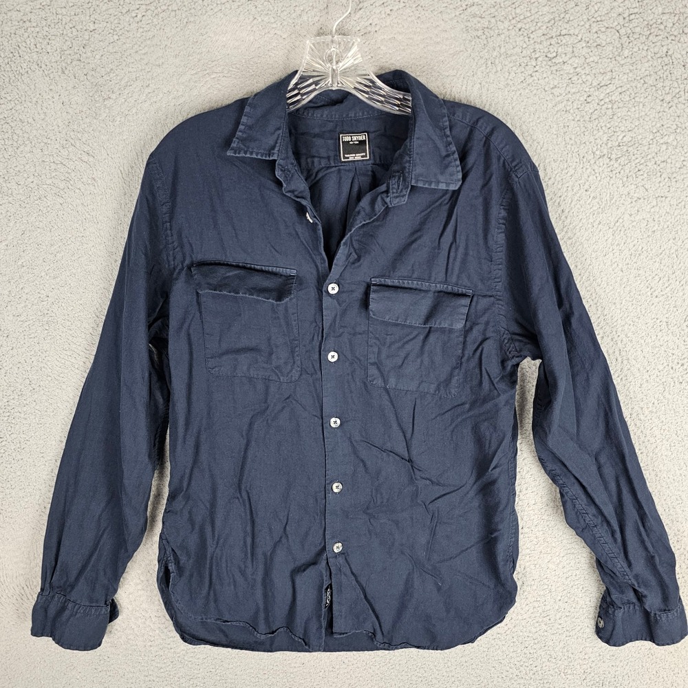 Todd Snyder Shirt Mens M Utility Button Down Flap Pockets Cotton 39-SH728138